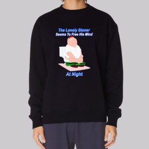 The Lonely Stoner Seems to Free His Mind at Night Meme Sweatshirt 3 The Lonely Stoner Seems to Free His Mind at Night Meme Sweatshirt 4