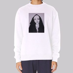 The Nun Middle Finger Sweatshirt