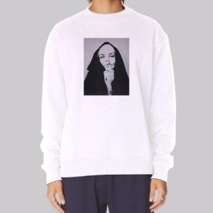 The Nun Middle Finger Sweatshirt 3 The Nun Middle Finger Sweatshirt 4