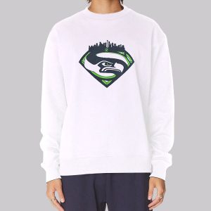 The Seattle Seahawks Superman Sweatshirt The Seattle Seahawks Superman Sweatshirt