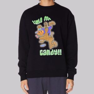 Time for Candy Scooby Doo Halloween Sweatshirt 3 Time for Candy Scooby Doo Halloween Sweatshirt 4