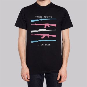 Trans Right or Else Trans Gun Sweatshirt 2 Trans Right or Else Trans Gun Sweatshirt 3