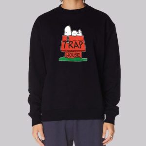 Trap House Logo Snoopy Parody Sweatshirt 3 Trap House Logo Snoopy Parody Sweatshirt 4