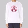 Triskelion Bdsm Red Triskele Sweatshirt