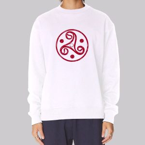 Triskelion Bdsm Red Triskele Sweatshirt Triskelion Bdsm Red Triskele Sweatshirt