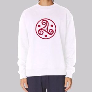 Triskelion Bdsm Red Triskele Sweatshirt 4