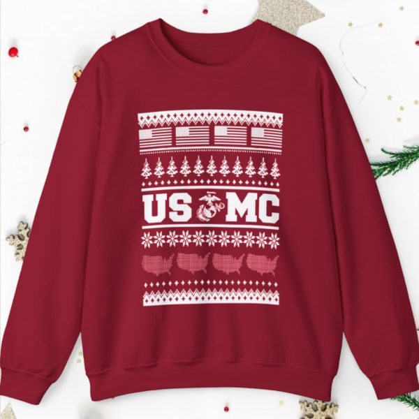 USMC Ugly Christmas Sweatshirt