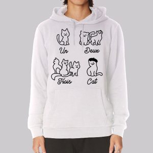 Un Deux Trois Cat Meowhiskers Sweatshirt