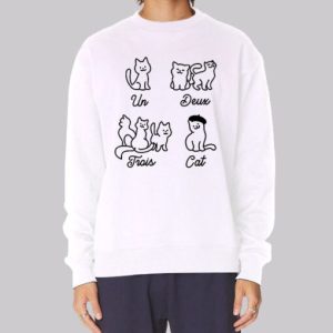 Un Deux Trois Cat Meowhiskers Sweatshirt 4