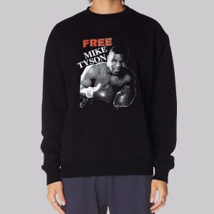 Vintage 1995s Free Mike Tyson Sweatshirt