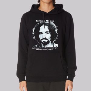 Vintage 2000s Quotes Charles Manson Sweatshirt
