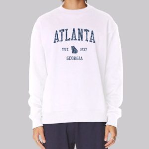 Vintage 80s Georgia Atlanta Sweatshirt 4