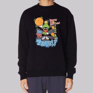 Vintage 90s Basketball Marvin the Martian Sweatshirt 3 Vintage 90s Basketball Marvin the Martian Sweatshirt 4