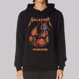 Vintage 90s Metal Beast Hall and Oates Maneater Sweatshirt
