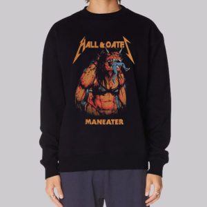 Vintage 90s Metal Beast Hall and Oates Maneater Sweatshirt 3 Vintage 90s Metal Beast Hall and Oates Maneater Sweatshirt 4