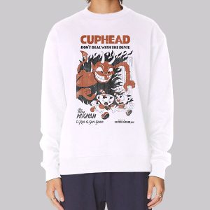 Vintage 90s Mugman Cuphead Sweatshirt