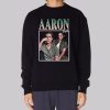 Vintage Actor Aaron Tveit Merch Sweatshirt