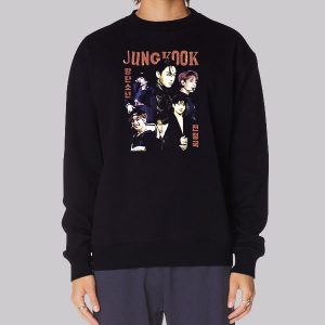 Vintage Bts Jeon Jungkook Skeleton Sweatshirt