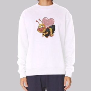 Vintage Cartoon Love Bee Sweatshirt 4