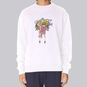 Vintage Cartoon Zombie Gorillaz Sweatshirt 4