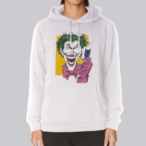 Vintage Comic Creepy Joker Sweatshirt