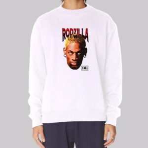 Vintage Dennis Rodman nWo Rodzilla Sweatshirt 3 Vintage Dennis Rodman nWo Rodzilla Sweatshirt 4