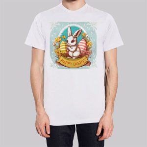 Vintage Floral Bunny Happy Easter Sweatshirt 3