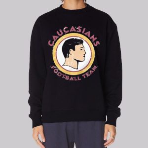 Vintage Football Team Caucasians Sweatshirt Vintage Football Team Caucasians Sweatshirt