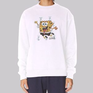 Vintage Funny Cartoon Spongebob Sweatshirt