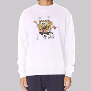 Vintage Funny Cartoon Spongebob Sweatshirt 4