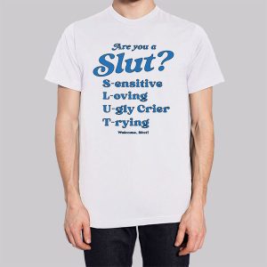 Vintage Inspired Are You a Slut Sweatshirt 3