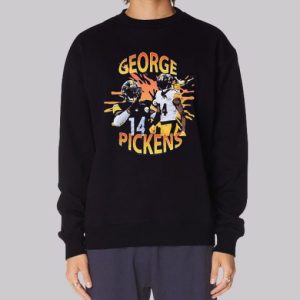 Vintage Inspired George Pickens Sweatshirt 3 Vintage Inspired George Pickens Sweatshirt 4