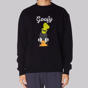 Vintage Look at Back Goofy Sweatshirt Vintage Look at Back Goofy Sweatshirt
