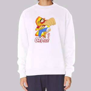 Vintage Luffy Anime One Piece Sweatshirt