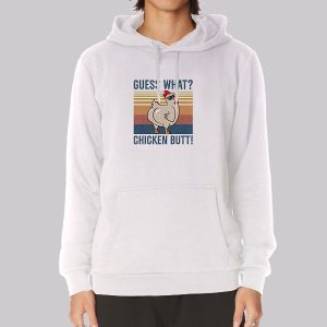 Vintage Meme Chicken Butt Joke Sweatshirt