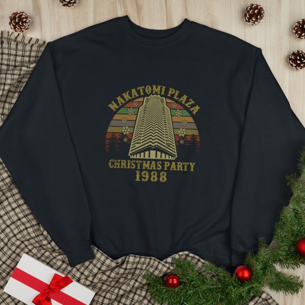 Vintage Nakatomi Plaza Christmas Party 1988 Christmas Sweatshirt