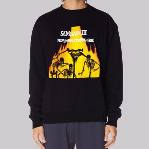 Vintage November Coming Fire Samhain Sweatshirt Vintage November Coming Fire Samhain Sweatshirt