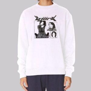 Vintage Photo Album Bjork Debut Sweatshirt 4
