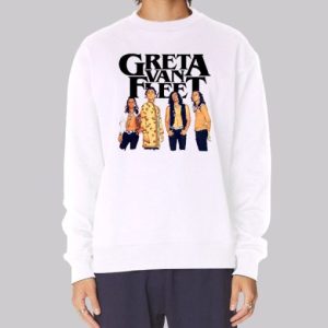 Vintage Photo Greta Van Fleet Sweatshirt 4