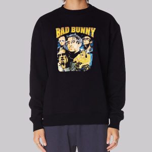 Vintage Portrait Bad Bunny Concert Sweatshirt