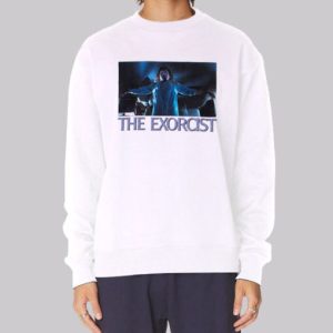 Vintage Portrait Movie Exorcist Sweatshirt 4