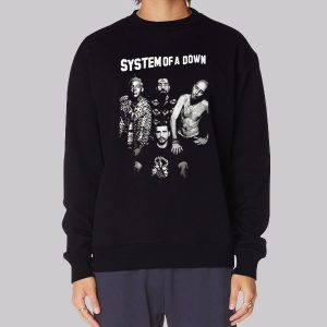 Vintage Portrait System of a Down Sweatshirt Vintage Portrait System of a Down Sweatshirt