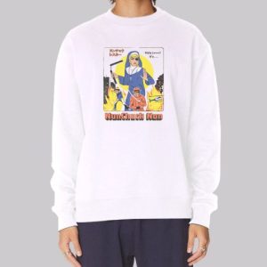 Vintage Poster Nunchuck Nun Sweatshirt 4