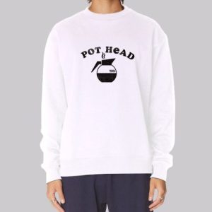 Vintage Pot Head Pothead Coffee Sweatshirt 4