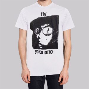 Vintage Potrait Fly Yoko Ono Sweatshirt 3