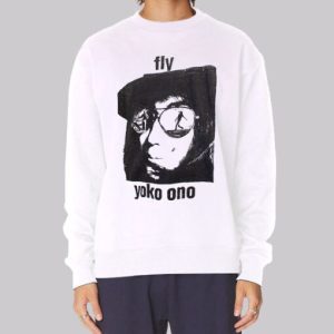 Vintage Potrait Fly Yoko Ono Sweatshirt 4