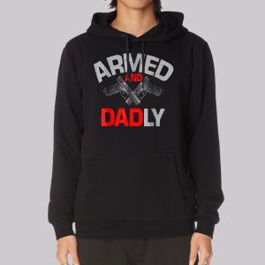 Vintage Printed Armed and Dadly Sweatshirt
