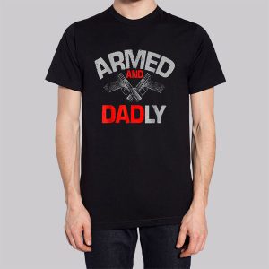 Vintage Printed Armed and Dadly Sweatshirt 3
