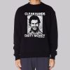 Vintage Retro Dirty Hands Clean Money Sweatshirt