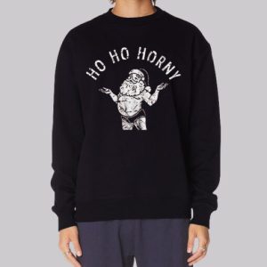 Vintage Santa Claus Ho Ho Horny Sweatshirt 4